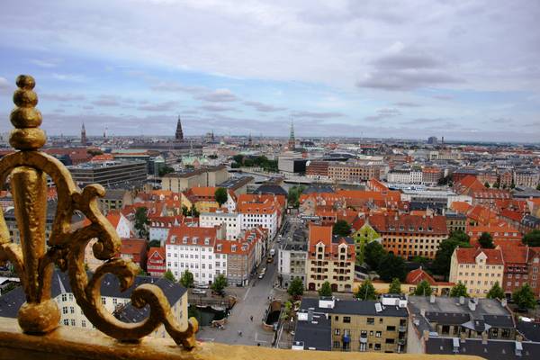 Copenhagen roofs from Our Saviour's church tower