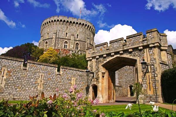 The entrance to Windsor Castle
