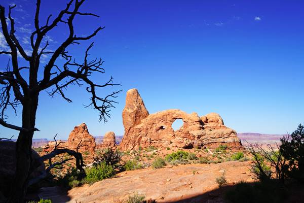 Fantastic Turret Arch view, Arches NP, Utah