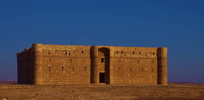 The desert castle of Al-Kharaneh