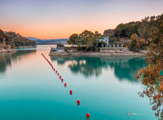 embalse de guadalteba, casa del conde, malaga.