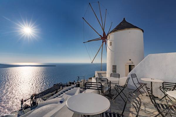 Windmill at Oia - Santorini