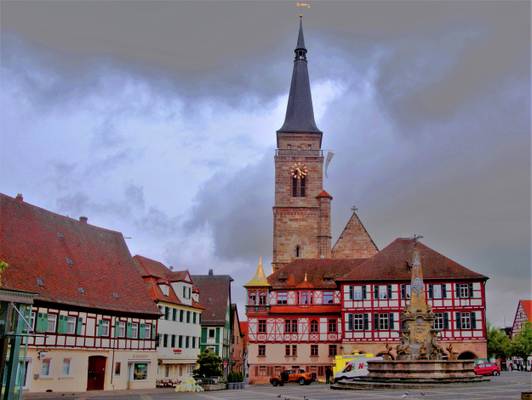 Schwabach, city center
