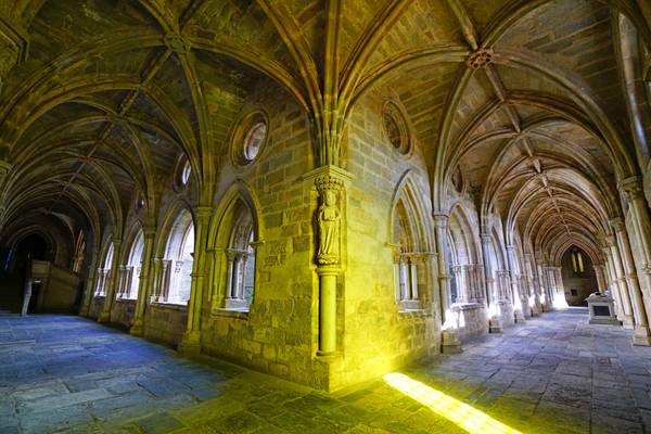 Cloisters of Evora Cathedral, Portugal