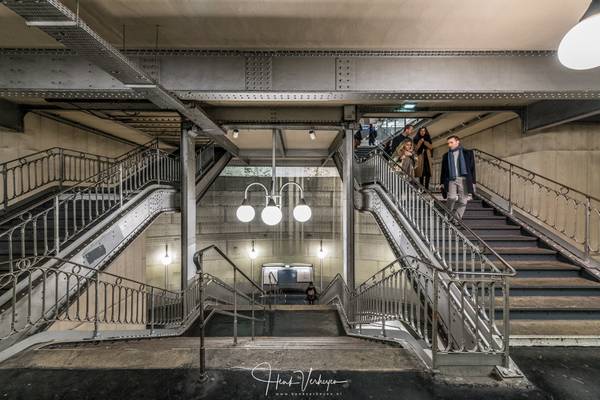 Cité metro station near the Notre Dame, Paris - France [Explored 10-12-2017]
