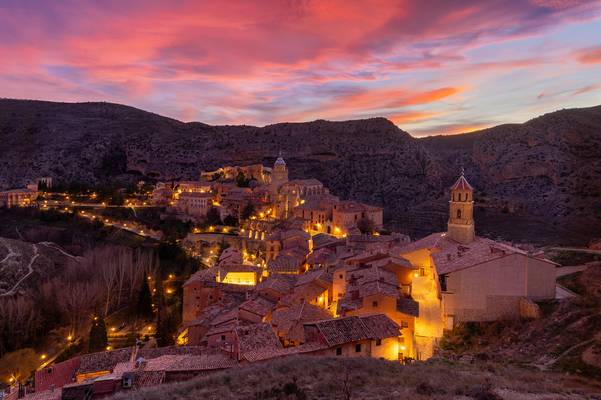 Evening in Albarracín, Spain (explored)