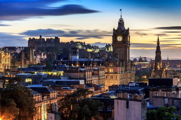 The Castle, Balmoral and Scott Monument revisited