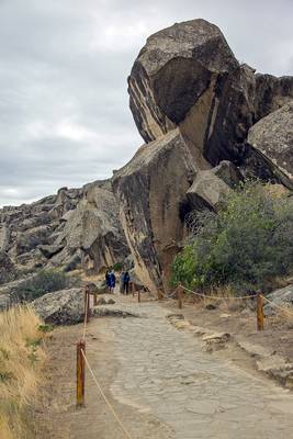 Giant rocks in Gobustan