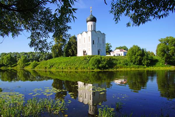 Temple on the Nerl river, Bogolyubovo, Russia