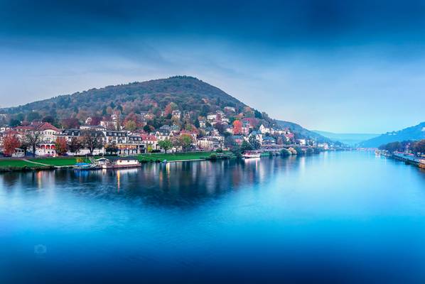 Blue hour Heidelberg