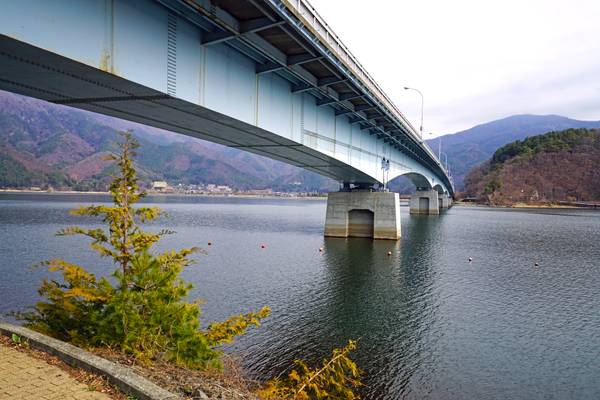 Lake Kawaguchi Ohashi Bridge, Japan