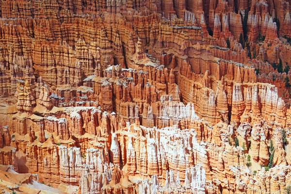 Magnificent "Hindu Temples" of Bryce Canyon seen from Inspiration Point