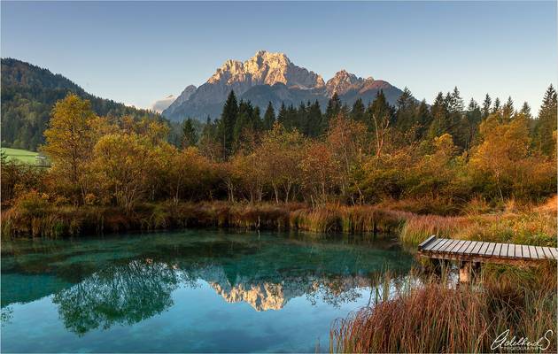 Morning Reflections at Zelenci Lake, Slovenia