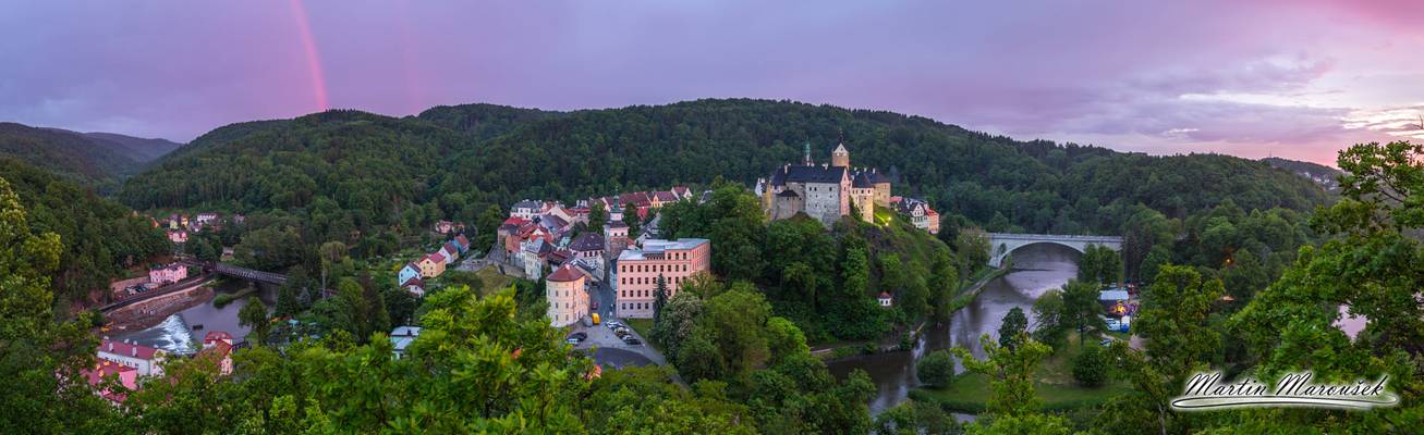 Castle Loket in Czech Republic