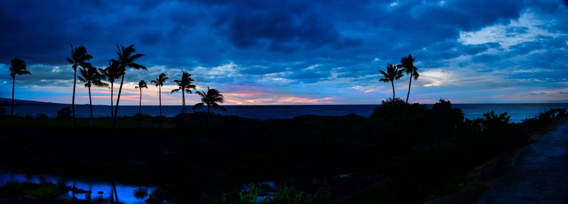 "Blue Hour on the Kona Coast" Hawaii