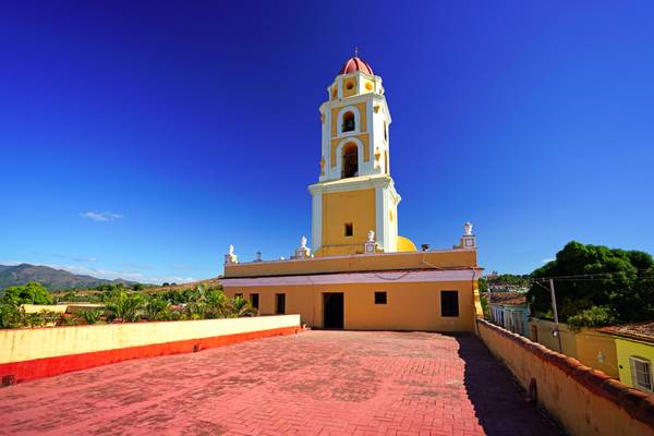 On the roof of San Francisco de Asis monastery, Trinidad, Cuba