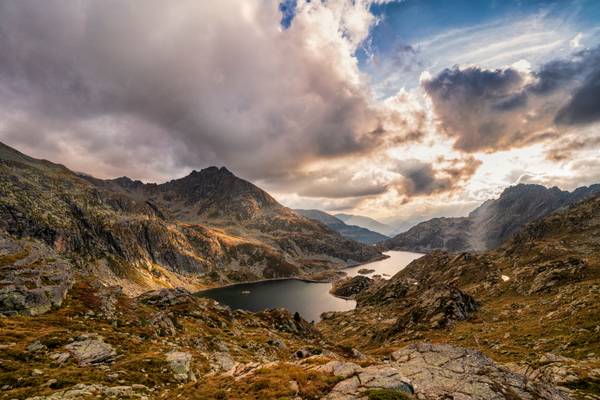 Lake Juclar, Pyrenees, Andorra