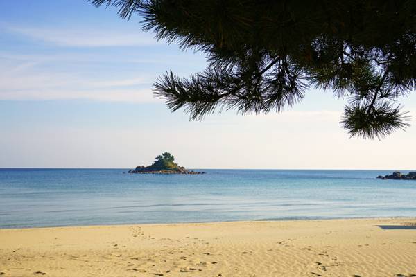 Sea of Japan from North Korean coast