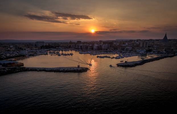 Syracuse Marina Sunset