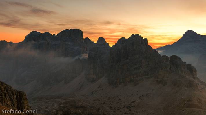 Sunrise from Lagazuoi