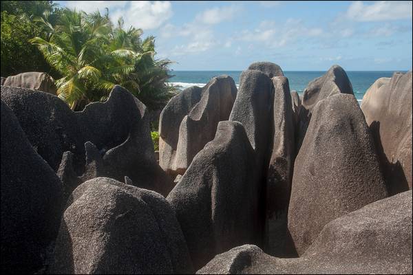 Granite erosion