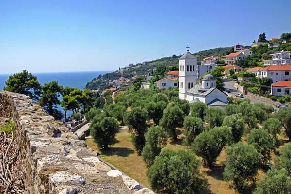 St.Nikola's church from Ulcinj citadel