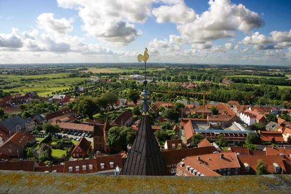 View from the tower with the weathercock, Ribe
