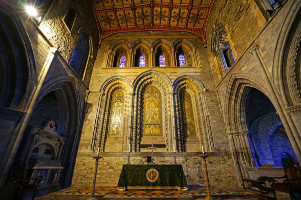 Magnificent decor of St David's Cathedral, Wales