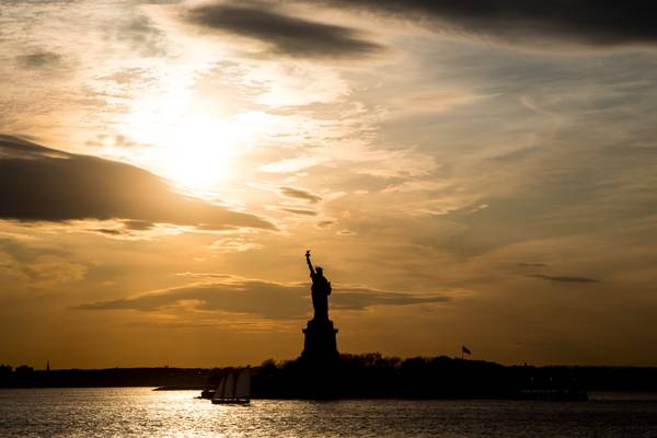 Statue of Liberty Before The Sunset
