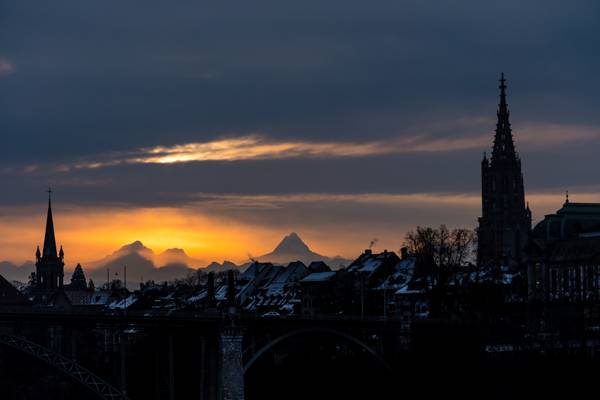 sunrise on Berne