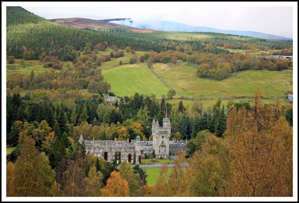 The wider view of Balmoral Castle