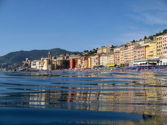 Tra le onde del mare a Camogli (GE)