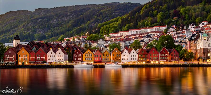Bergen evening, Norway