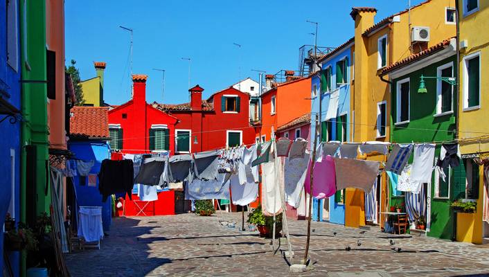 Laundry day in Burano