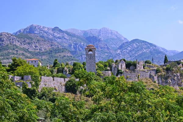 Old fortress of Stari Bar, Montenegro