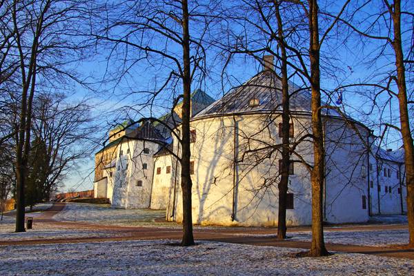 Turku Castle on a sunny winter day
