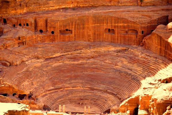 The amphitheatre of Petra