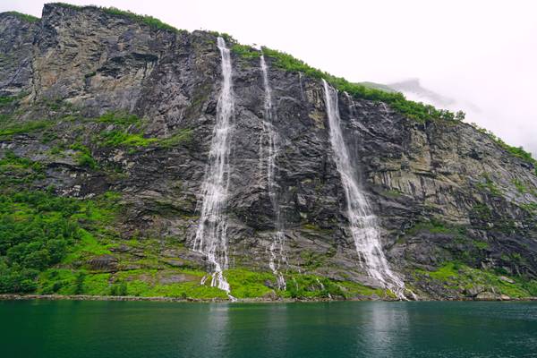 Seven Sisters waterfall, Geirangerfjord, Norway