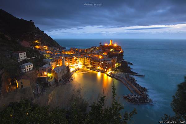 Vernazza by night