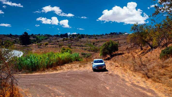 On the road to the Baths of Aphrodite (Latchi) - Cyprus.