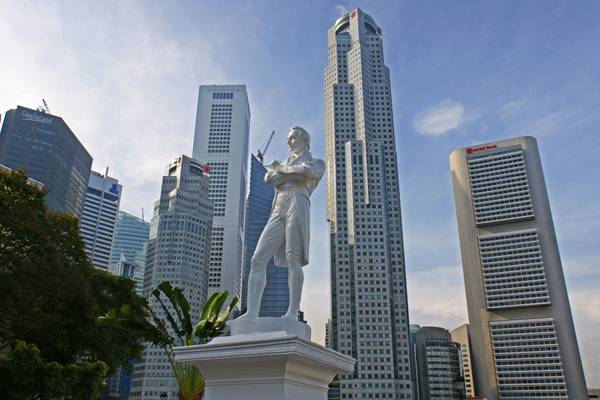 Sir Stamford Raffles, founder of Singapore