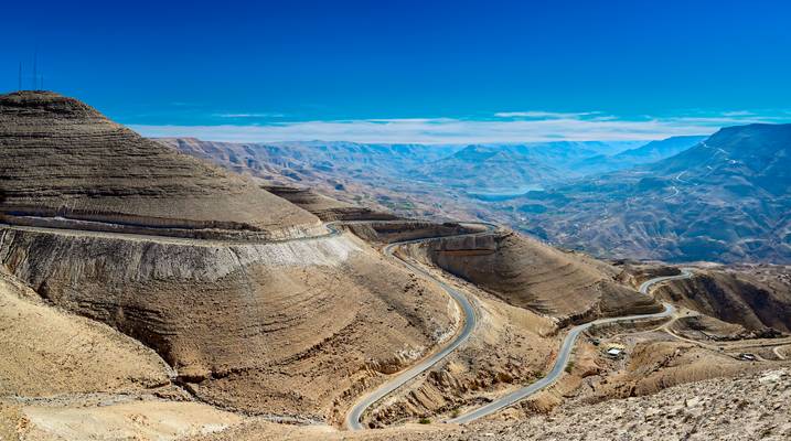 kings Road through the Mujib Valley - Jordan.