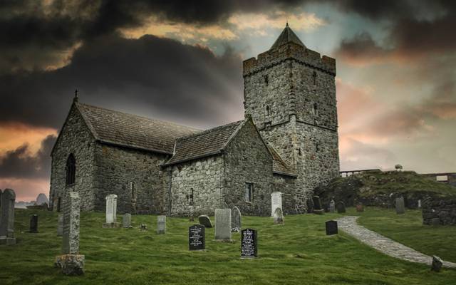 St. Clements Church, Rodel, Isle of Harris. Scotland.