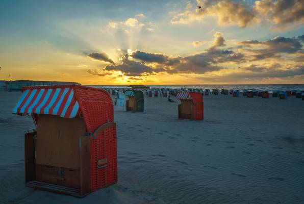 Strandkörbe an der Ostsee