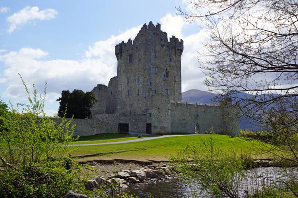 Ross Castle from across the creek, Killarney