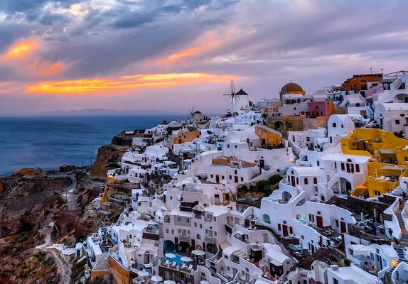 Oia at Santorini,  Greece