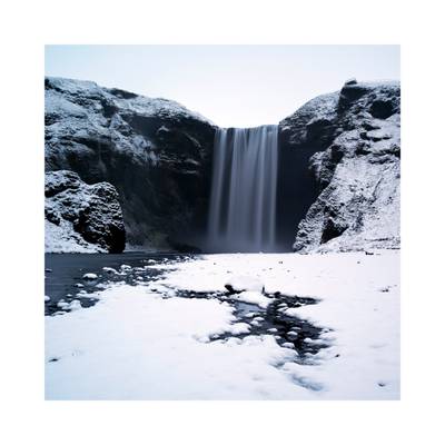 Skogafoss, Iceland in the early morning.