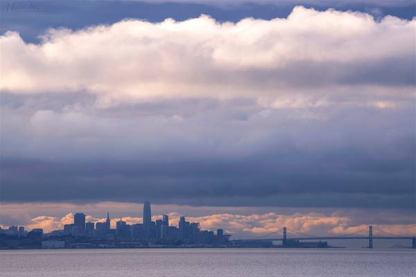 San Francisco Skyline in the Far Distance