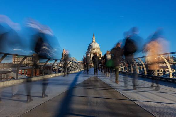 Morning walk to work.......