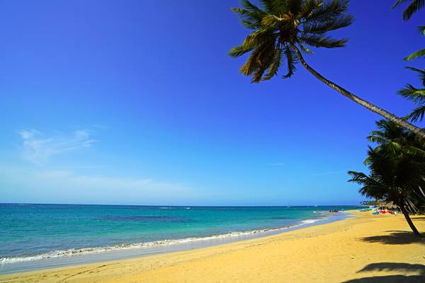Stunning beach scenery, Las Terrenas, Dominican Republic